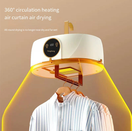 Remote control negative ion disinfection dry clothes machine portable dryer air dry fully automatic foldable household
